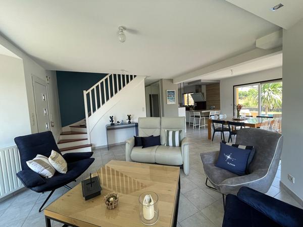 LIFFRÉ - MAISON de 115m² habitable,130m² au sol, 550m² de parcelle avec piscine chauffée, 7 pièces, 4 chambres et une pièce dressing