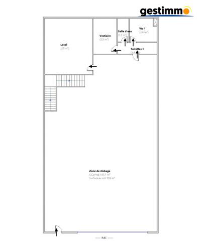 Local professionnel 233m²- Matoury