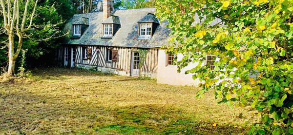 Longère Normande en colombage,  à rénover sur grand terrain de 5154m²