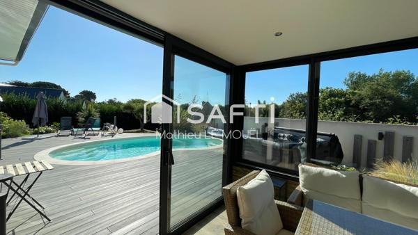Maison contemporaine de 2006, 4 chambres, piscine