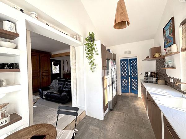 Maison en 4 Faces à 100 m de la plage .