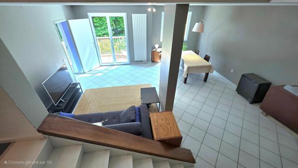 Montbonnot village, appartement expo sud, vue Belledonne, parc arboré.