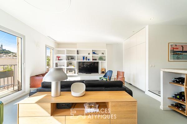 Appartement d’architecte avec vue sur Notre-Dame de la Garde