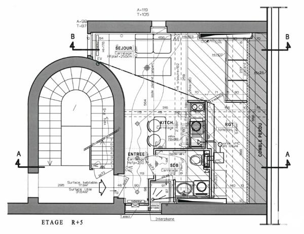 LYON 2 - au cœur du quartier d'Ainay - vente en bloc de 2 studios libres de 32,27 m² et 11,10 m²