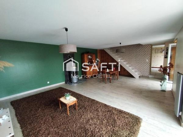 MAISON EN PIERRE DE 170 M²+5CHS+TERRAIN 922 M²+GARAGE