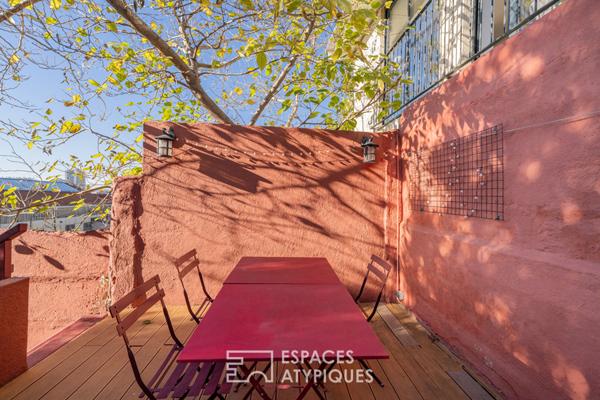 Appartement type maison en copropriété avec Jardin Privatif