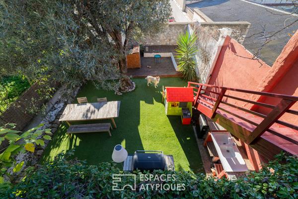 Appartement type maison en copropriété avec Jardin Privatif