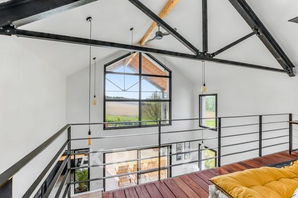 Villa contemporaine avec piscine à débordement et vue, aux portes de Balma / Toulouse