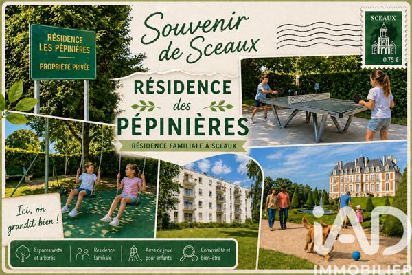 Appartement à vendre 3 pièces 57 m² Sceaux