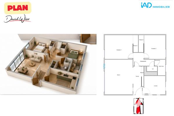 Appartement à vendre 3 pièces 57 m² Sceaux