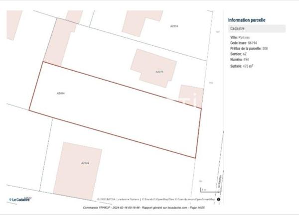 Terrain constructible hors lotissement