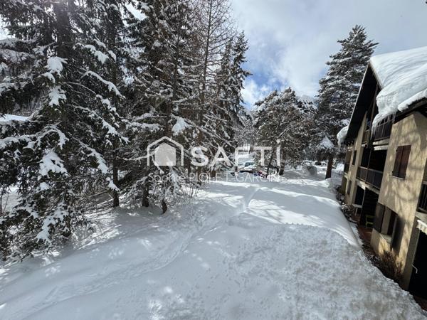 Appartement T2 avec balcon expo sud et cave Serre-Chevalier, la Salle les Alpes