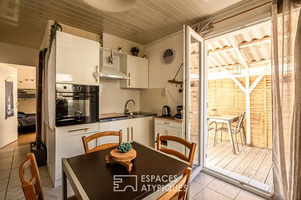 Demeure de charme, plage des chalets à Gruissan Plage – Entre mer et Clape