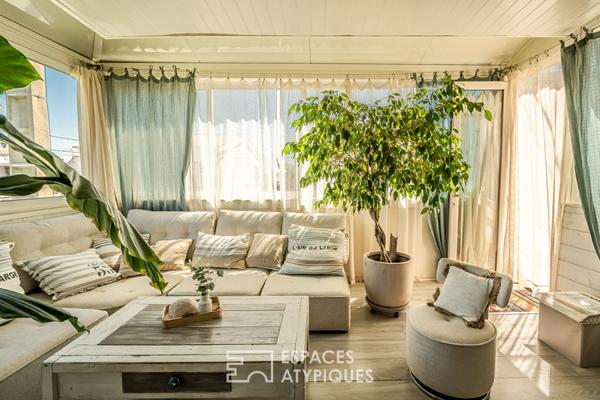 Demeure de charme, plage des chalets à Gruissan Plage – Entre mer et Clape