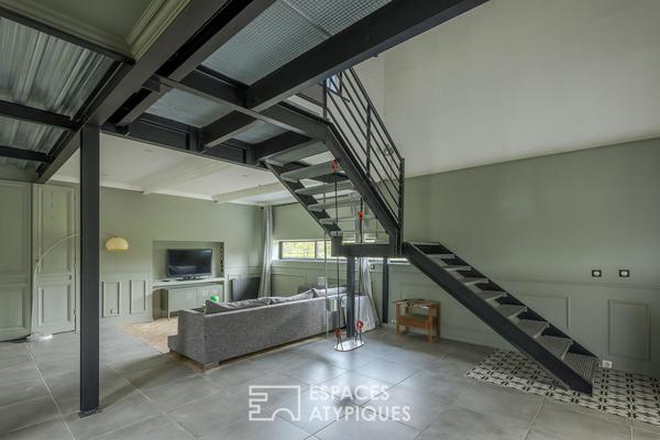 Maison contemporaine esprit loft