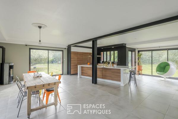 Maison contemporaine esprit loft