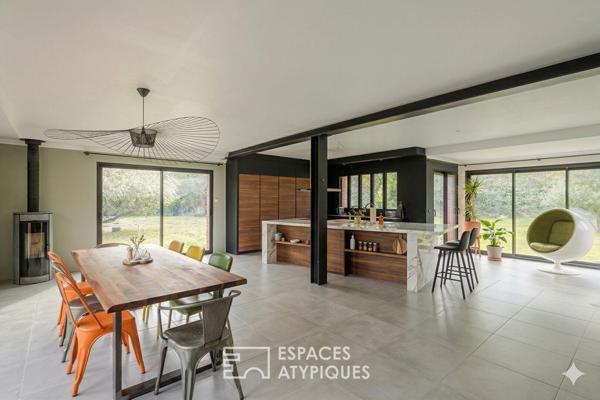 Maison contemporaine esprit loft