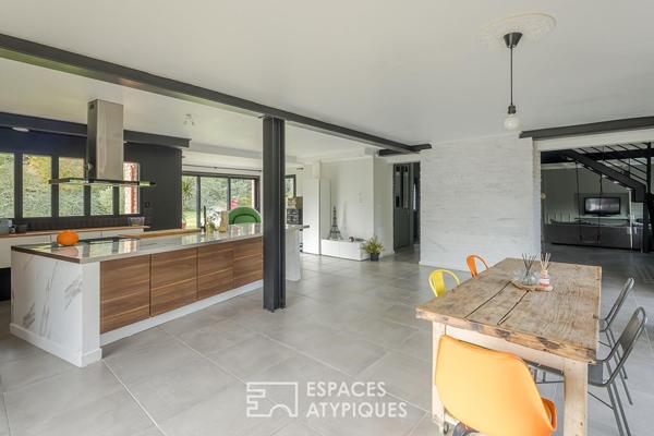 Maison contemporaine esprit loft