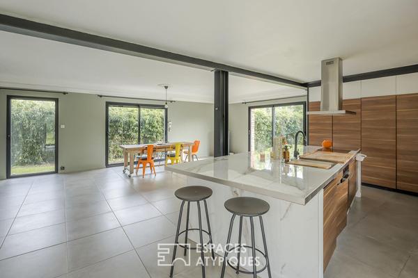 Maison contemporaine esprit loft