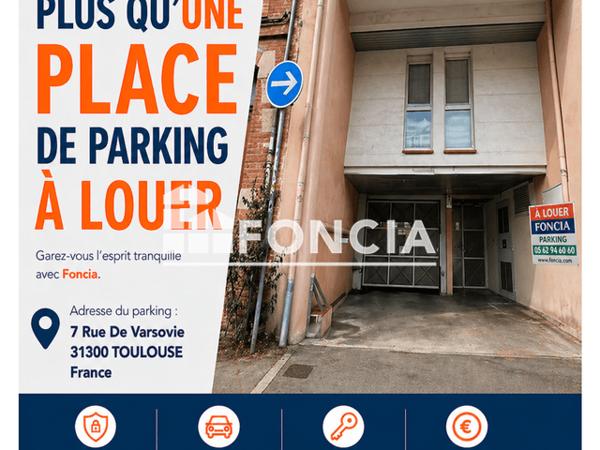 Location Parking 10 m² - BAT A-B-C Toulouse 31300