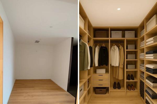 Maison contemporaine de plain-pied - piscine à 2 tours de roues de l'océan