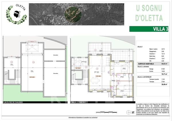 Villa Neuve 85m2 - Domaine Privée - Oletta