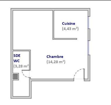 Studio à vendre 22 m² Rennes