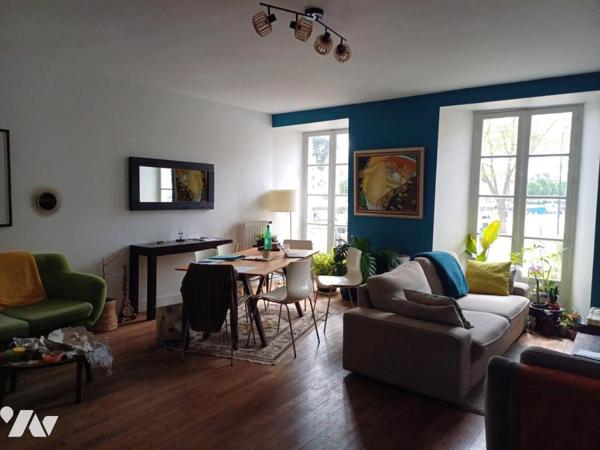 A VENDRE à VANNES (56) face au Port - APPT T5 de 122,66m2 en duplex + garage et cave