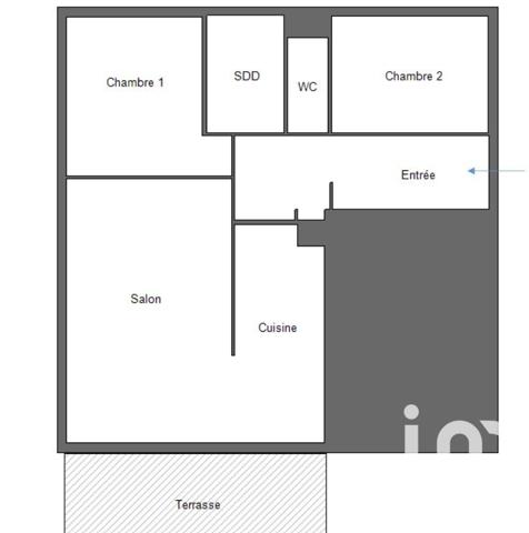 Appartement 3 pièces de 68 m² à Montivilliers (76290)