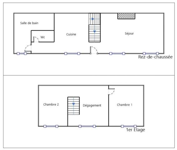 LENS – APPARTEMENT EN DUPLEX DE 66,49 M² AVEC PARKING ET DEUX CHAMBRES