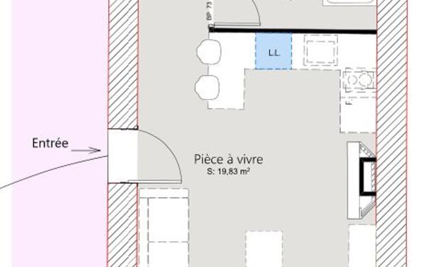 Appartement à vendre    1 pièce • 23,57 m2 Toulouse