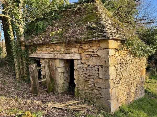 Maison ancienne - Saint-cyprien Très bel ensemble périgourdin aux toitures de lauzes a restaurer.