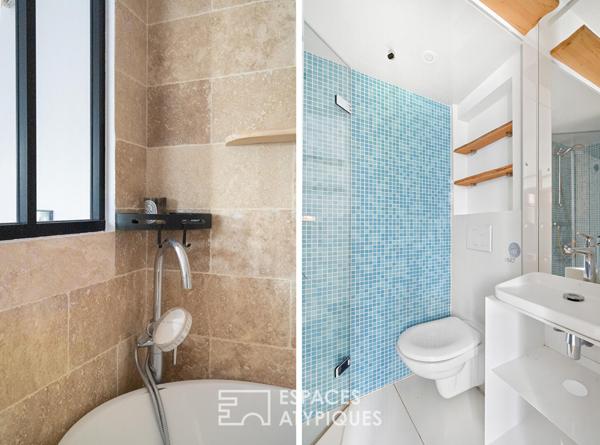Appartement traversant avec deux terrasses et sauna – Place du Tertre