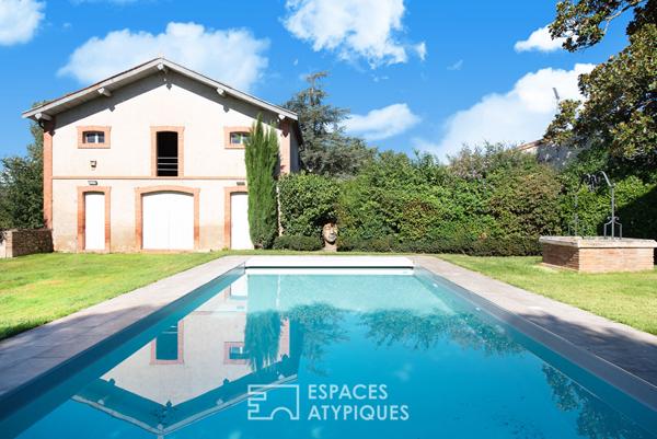Demeure bourgeoise avec piscine et dépendance