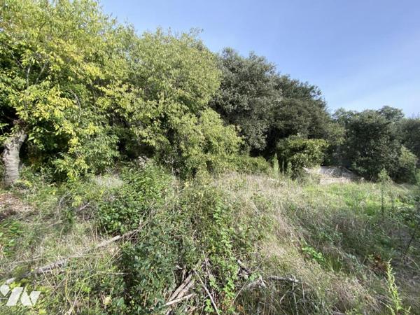  A 12 km d'UZES - Terrain à Bâtir - viabilité en bordure