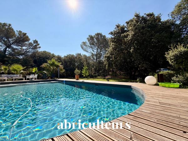 Belle propriété avec terrain, piscine/ poolhouse, dépendance à Rognes 13840