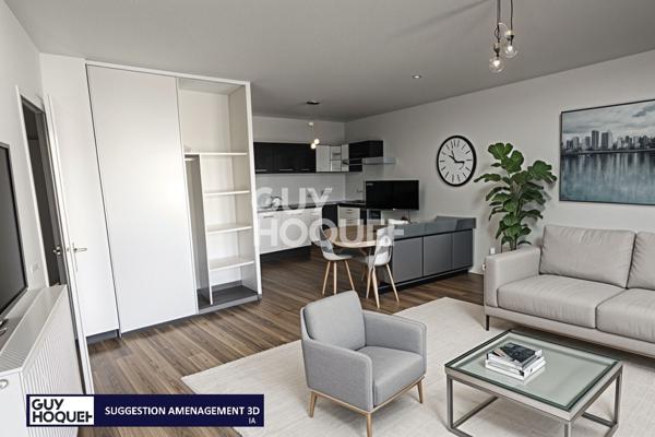 BEAU T2 Port Marianne 49.31 m2 + GRANDE TERRASSE + GRAND PARKING