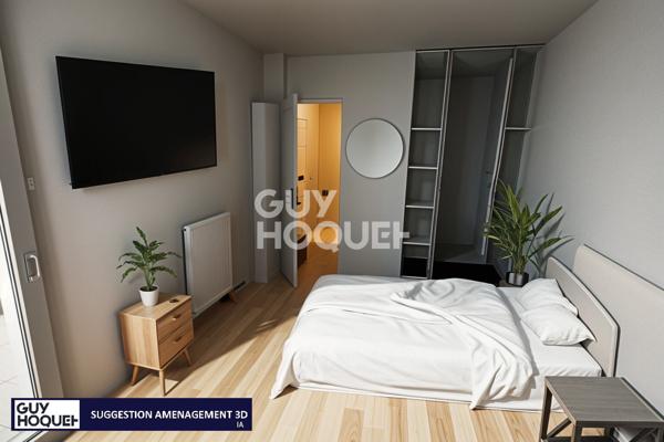 BEAU T2 Port Marianne 49.31 m2 + GRANDE TERRASSE + GRAND PARKING