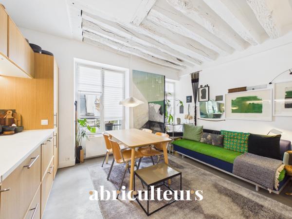 Charmant appartement de 28,66m² (Loi Carrez) dans le Marais Paris 3ème Arrondissement
