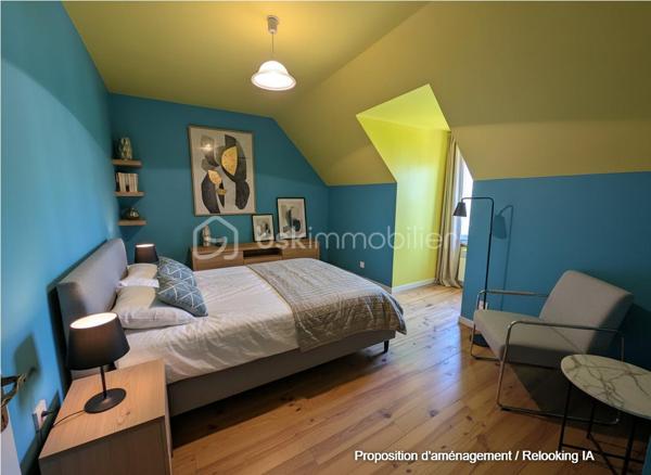 Maison de 141 m² utiles ( 117,38 m² habitables )

Venez découvrir cette jolie maison familiale avec un beau volume, idéalement située dans le quartier résidentiel recherché du VAL FLEURI, calme et proche de toutes commodités ( transports, école, collège ,zone commerciale) érigée sur terrain de 450 m². Cette maison est édifiée sur 2 niveaux :

Vous  y trouverez au rez-de-chaussée une entrée donnant sur un séjour/salle à manger avec cheminée insert et cuisine ouverte, donnant accès direct à un grand jardin et sa terrasse. Vous y trouverez également un long couloir desservant 3 chambres, une salle de bain , un wc indépendant et au bout un accès direct à un grand garage isolé de 20m² avec porte basculante et une petite cave.

A l'étage, vous aurez un palier desservant 2 chambres spacieuses , une salle d'eau, un wc indépendant et un grenier isolé aménageable d'environ 16m² pouvant servir de dressing voire de chambre supplémentaire.

Cette maison comporte 2 jardins : 1 devant d'environ 97 m² et un à l'arrière d'environ 230 m² avec sa grande terrasse, son abri de jardin et un barbecue en dur pour bien profiter en famille des belles journées ensoleillées. 

Chauffage et eau chaude électriques.

Vous pouvez remettre cette maison à votre goût en effectuant quelques travaux de rafraichissement quand vous le souhaitez.

Bien à découvrir rapidement ! Contactez-moi pour organiser une visite.