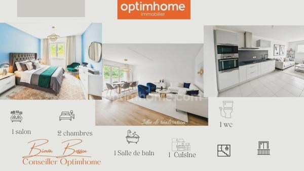 À vendre – Élégant appartement T3 de 60 m² à Homécourt (54710)