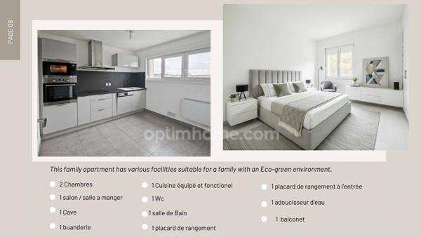 À vendre – Élégant appartement T3 de 60 m² à Homécourt (54710)
