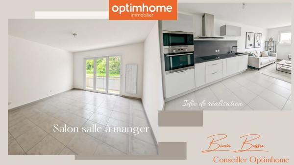 À vendre – Élégant appartement T3 de 60 m² à Homécourt (54710)