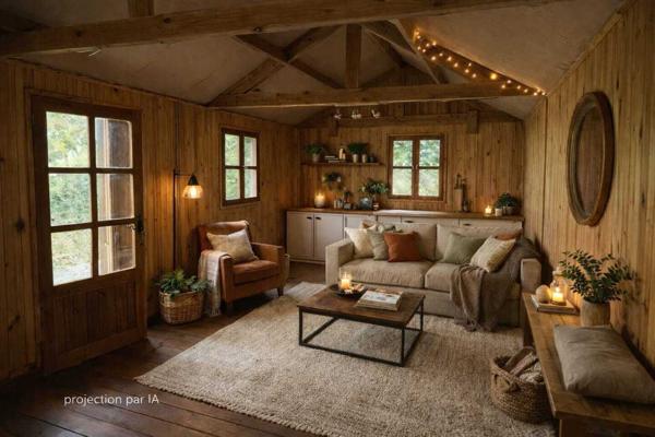 Chalet au calme absolu sur terrain de 1200m2