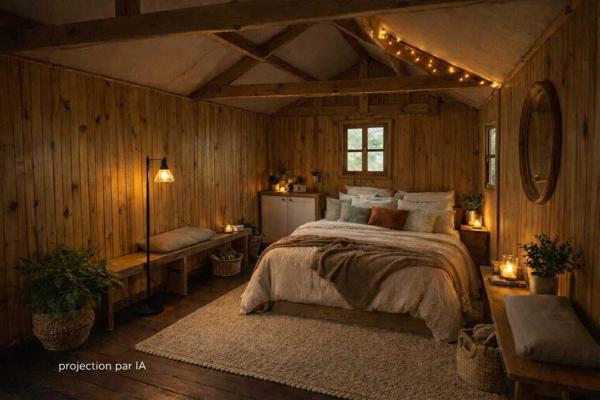 Chalet au calme absolu sur terrain de 1200m2