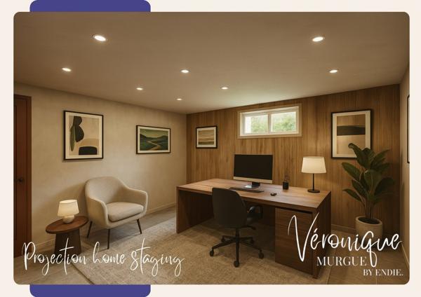 Yzeure, Maison familiale sur sous sol 93 m2, 3 chambres + bureau, Endie immobilier, Véronique Murgue