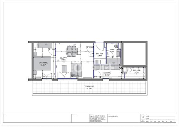 Appartement Chelles 2 pièce(s) 46.01 m2