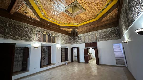 A VENDRE Riad d'Exception Entièrement Rénové - Riad Zitoun, Marrakech 210m2