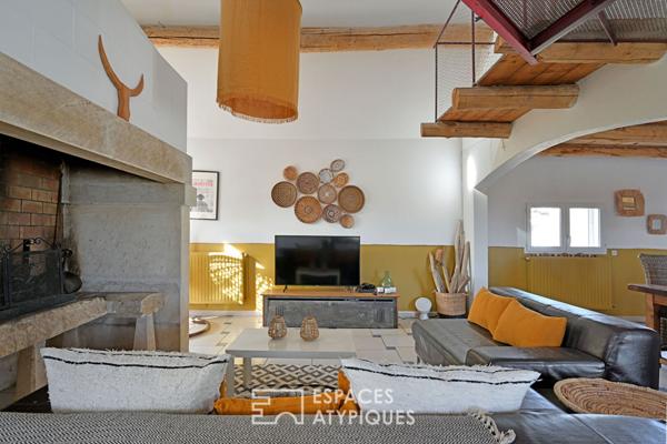 Maison de Gardian contemporaine en petite Camargue