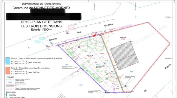 Terrain à vendre 673 m² Monnetier-Mornex